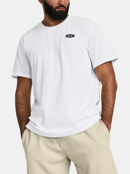 Under Armour UA HW LC PATCH SS-WHT T-shirt