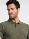 Ombre Clothing Πράσινο ανδρικό βασικό πουκάμισο πόλο Ombre Clothing
