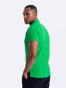 Ombre Clothing Πράσινο ανδρικό βασικό πουκάμισο πόλο Ombre Clothing