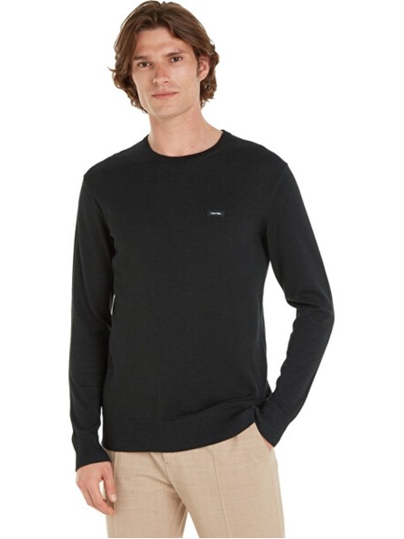 Calvin Klein Ανδρικό μαύρο πουλόβερ Calvin Klein