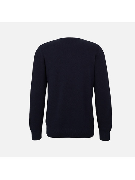 Geox Σκούρο μπλε ανδρικό πουλόβερ Geox Knit