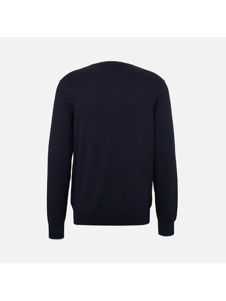 Geox Σκούρο μπλε ανδρικό πουλόβερ Geox Knit