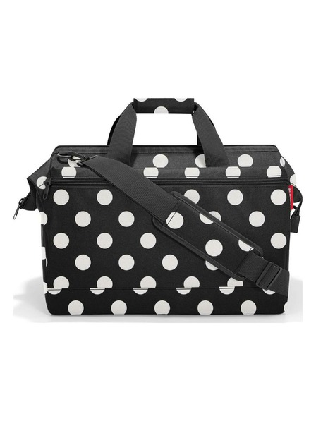 Reisenthel Reisenthel Allrounder L Pocket Dots Λευκή τσάντα ταξιδιού Reisenthel Allrounder L Pocket Dots Λευκή τσάντα ταξιδιού