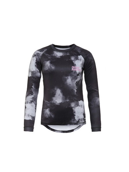 Horsefeathers Women's bike jersey Deco gray HORSEFEATHERS