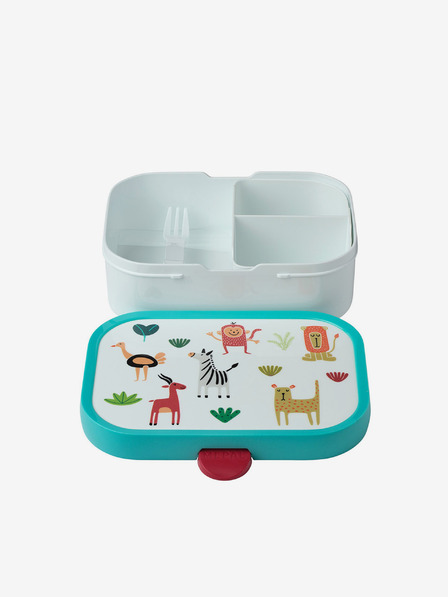 Mepal Τυρκουάζ και λευκό Mepal Campus Animal Friends Kids Snack Box