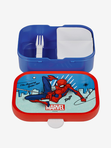 Mepal Mepal Campus Spiderman μπλε και κόκκινο κουτί σνακ για παιδιά