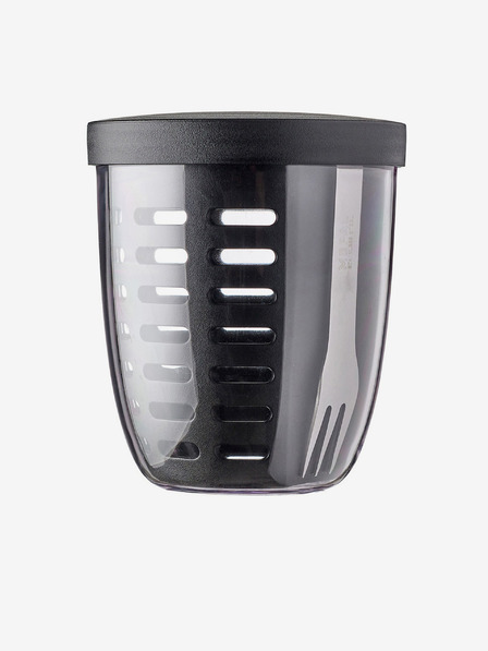 Mepal Mepal Ellipse 600 ml μαύρο κουτί σνακ με σουρωτήρι