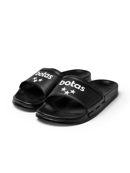 BOTAS *** Γυναικείες μαύρες λαστιχένιες παντόφλες Botas Flopy
