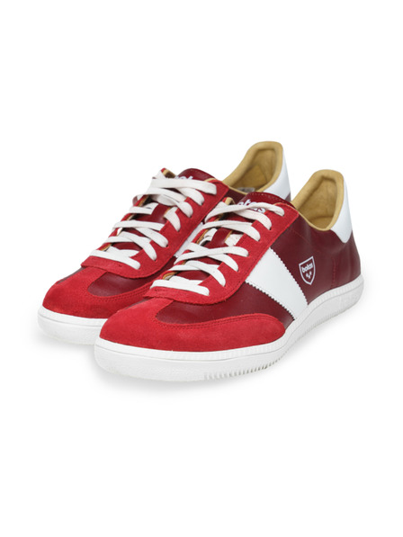 BOTAS *** Γυναικεία δερμάτινα αθλητικά παπούτσια / sneakers κόκκινα Botas Iconic