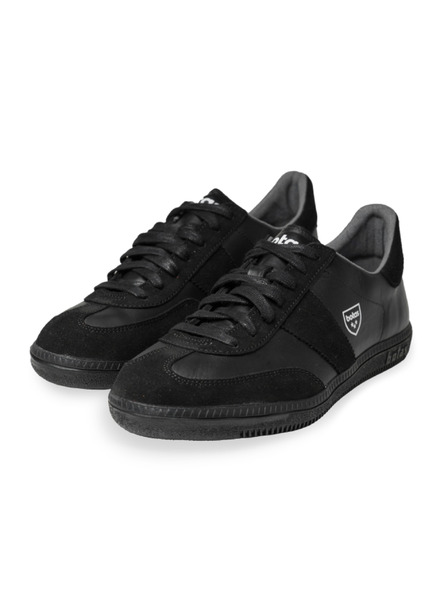 BOTAS *** Γυναικεία δερμάτινα αθλητικά παπούτσια / sneakers μαύρα Botas Iconic Dark