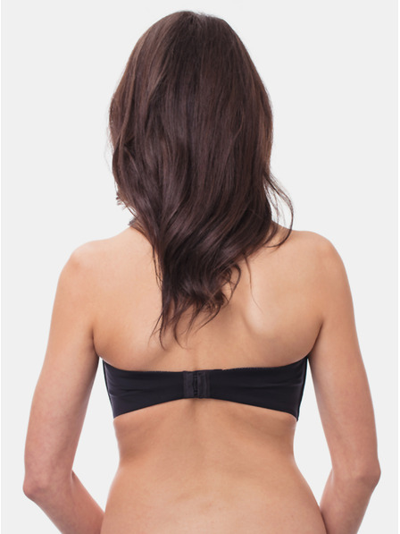 Wonderbra Μαύρο γυναικείο στράπλες σουτιέν Wonderbra ULTIMATE STRAPLESS BRA