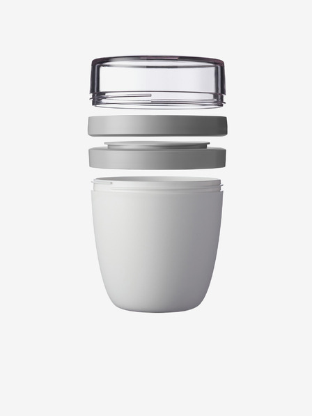 Mepal Μαύρο κουτί γεύματος Mepal Ellipse Mini (300 + 120 ml)